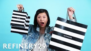 1000 Ultimate Sephora Shopping Haul  Beauty With Mi  Refinery29 [upl. by Lairbag269]