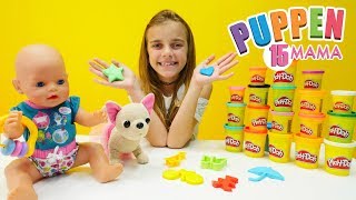 Puppen Mama  Farben auf Deutsch Lernen mit Ayça  Puppenvideo auf Deutsch [upl. by Noslien]