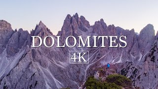 Dolomites by Drone 4K [upl. by Notrab585]