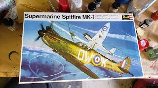 Vintage 132 scale Revell Spirfire Mk1 build [upl. by Gerti]