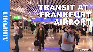 TRANSIT WALK AT FRANKFURT Airport FRA Terminal 1  Connection Flight Transfer Arriving amp Departing [upl. by Mahalia]