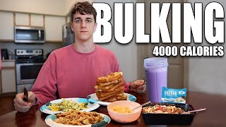 4000 Calorie Full Day of Eating  BULKING Meal Prep [upl. by Askwith]