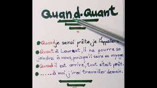 quand et quant [upl. by Bonni185]