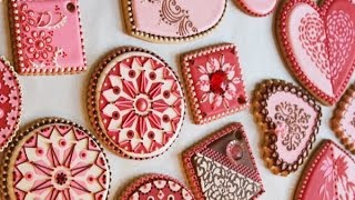 How to Stencil a Cookie The Basics [upl. by Charil]