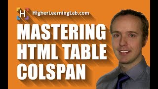 HTML Table Colspan Defined amp Explained [upl. by Eerpud]