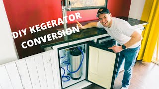 Kegerator Cabinet Build Part 3 DIY Kegerator build using a Danby 44 mini fridge [upl. by Alenoel]