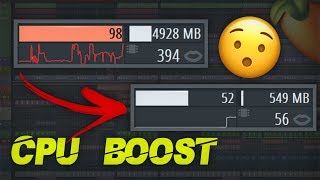 Boost your CPU Performance  FL Studio Tutorial [upl. by Jaret52]