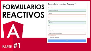 🔴 PARTE 1 ¿Cómo crear FORMULARIOS REACTIVOS en Angular 😆 CURSO 𝐀𝐍𝐆𝐔𝐋𝐀𝐑 [upl. by Retniw]