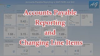 SAP S4HANA FIORI  Accounts Payable Reporting and Displaying Changes [upl. by Oswald]