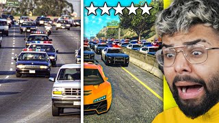 GTA 5 vs REALLIFE CHALLENGE Reaction [upl. by Bette522]