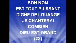 COMBIEN DIEU EST GRAND  Stéphane Quéry [upl. by Dibbell]