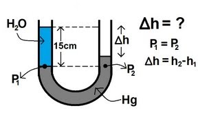 Physics 33  Fluid Statics 7 of 10 Pressure Gauge [upl. by Nored]