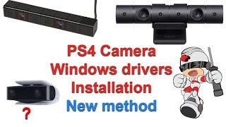 Tutorial  PS4 Camera Windows drivers Installation New method [upl. by Susann]