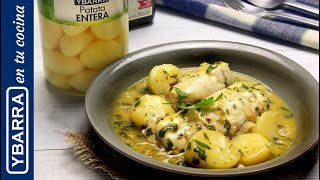 Merluza con patatas en salsa verde  Guisos fáciles [upl. by Tdnerb814]