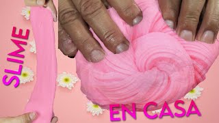 COMO HACER SLIME ¿1 INGREDIENTE SIN PEGAMENTO SIN BORAX FÁCIL DE HACER [upl. by Nicholson]