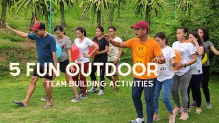 FUN OUTDOOR TEAM BUILDING ACTIVITIES  Youth Group Outdoor Party Games [upl. by Ailin]