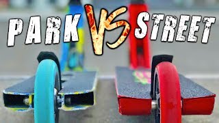 PARK vs STREET BEST CUSTOM PRO SCOOTERS [upl. by Martinson]