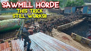 How To Defeat SAWMILL HORDE Without Running   Days Gone PC [upl. by Anigriv]