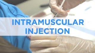 How To Perform an Intramuscular Injection [upl. by Drarej343]