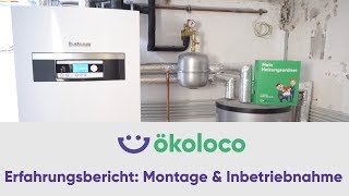 Die Wärmepumpe als bivalente Heizung Montage amp Inbetriebnahme 22  ökoloco [upl. by Ateiluj386]