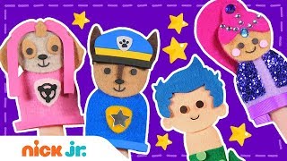 Pinkie Pal Puppets  Finger Puppet Songs 🎵 w PAW Patrol amp Bubble Guppies Sing Along  Nick Jr [upl. by Iarahs]