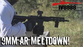 Faxon 9mm AR Meltdown [upl. by Yrdnal]