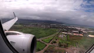 Beautiful Approach amp Landing  Kahului Maui HawaiiOGG  American Airlines  Airbus A321 NEO [upl. by Theressa]