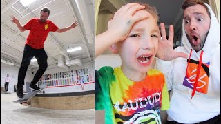 ADIML 74 DAD MISTAKES  Skate Trip Time [upl. by Lenehc239]