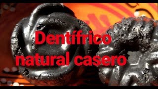 Receta de DENTÍFRICO casero natural y fácil efecto BLANQUEADOR con CARBÓN VEGETAL ACTIVADO [upl. by Ecyoj736]