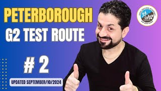 Peterborough G2 Test Route 2  New Location [upl. by Llenod]