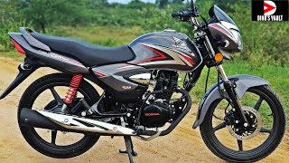 New Honda CB Shine 125 Review Pros Cons Braking Test BikesDinos [upl. by Eeldivad]