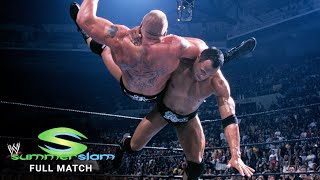 FULL MATCH The Rock vs Brock Lesnar – WWE Undisputed Title Match SummerSlam 2002 [upl. by Idoux961]