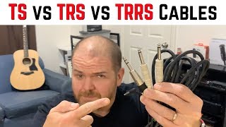 Whats the difference between a TS TRS and TRRS cable [upl. by Bywoods211]