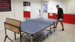 WALLY REBOUNDER TABLE TENNIS  PING PONG RETURN BOARD TUTORIAL How to starttrainpractice yourself [upl. by Arehs]