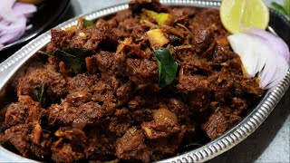 SPECIAL Beef Fry Recipe Just For Bachelors  Beef Fry Kerala Style  Kerala Beef Ularthiyathu [upl. by Waly]