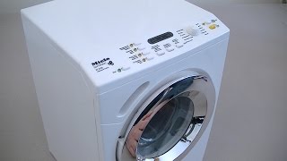 Miele Toy Washing Machine By Theo Klein Demonstration amp Review [upl. by Kaya32]