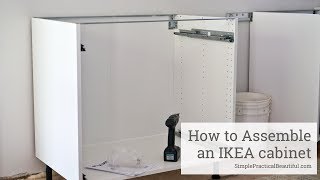 How to Assemble an IKEA SEKTION Base Cabinet [upl. by Ynes]