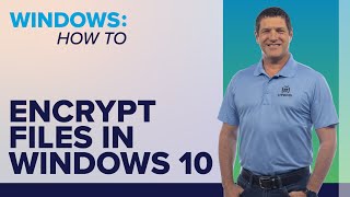 How to Secure Files and Folders in Windows 10 with Encryption [upl. by Kerin]